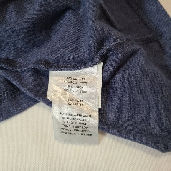 Cabela’s Land of the Free Blue T-Shirt Size Large Patriotic Eagle Graphic Tee - Picture 6 of 6